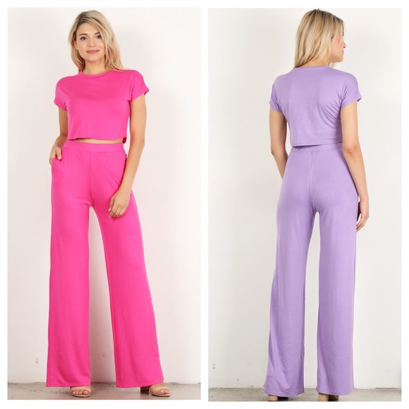 Lilac 2pc Pant Set - Picture 7 of 9
